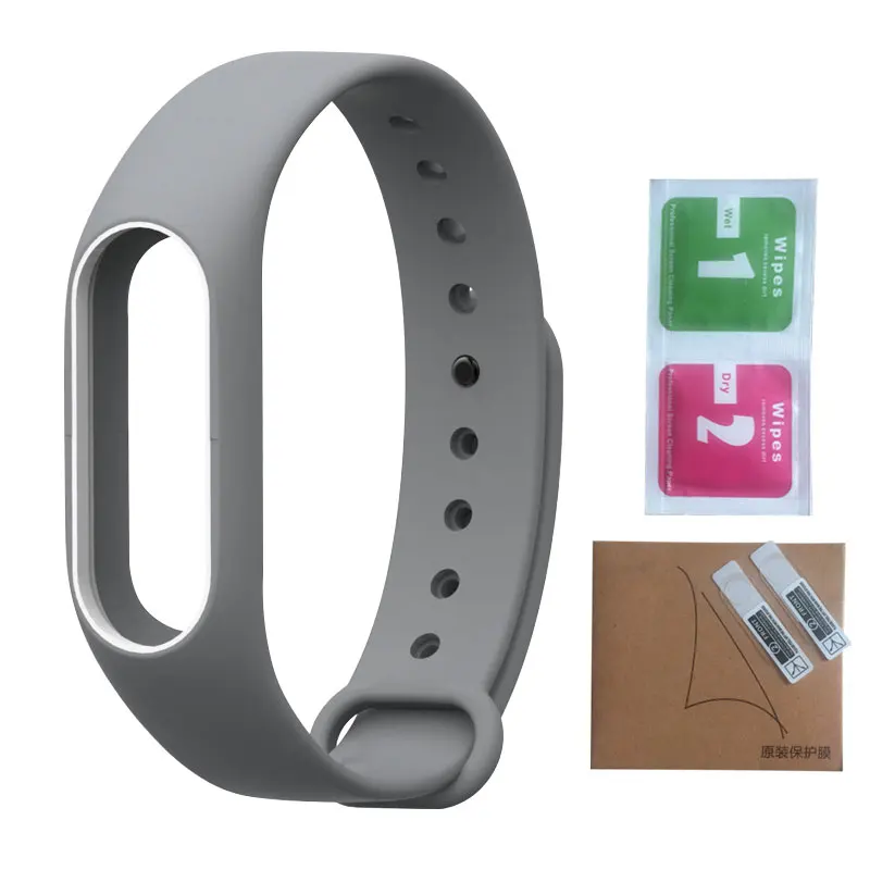 Цветной браслет для Xiaomi mi, 2 ремешка для mi Band 2, силиконовый браслет, сменный Браслет, смарт-браслет, аксессуары, ремешок на запястье