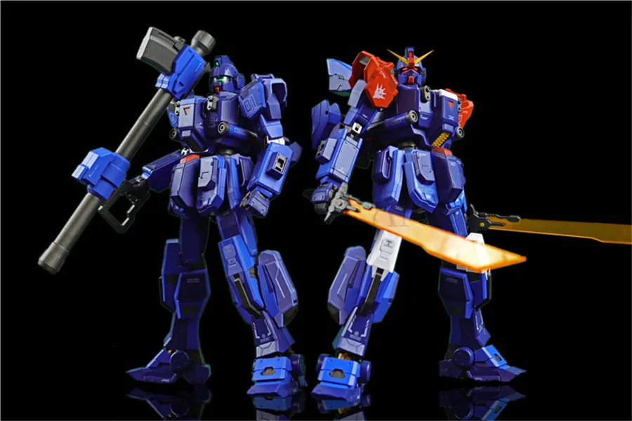 Фигурки героев в наличии FUNHOBBY MB GUNDAM Blue Destiny Unit NO.2 со светодиодсветильник кой и