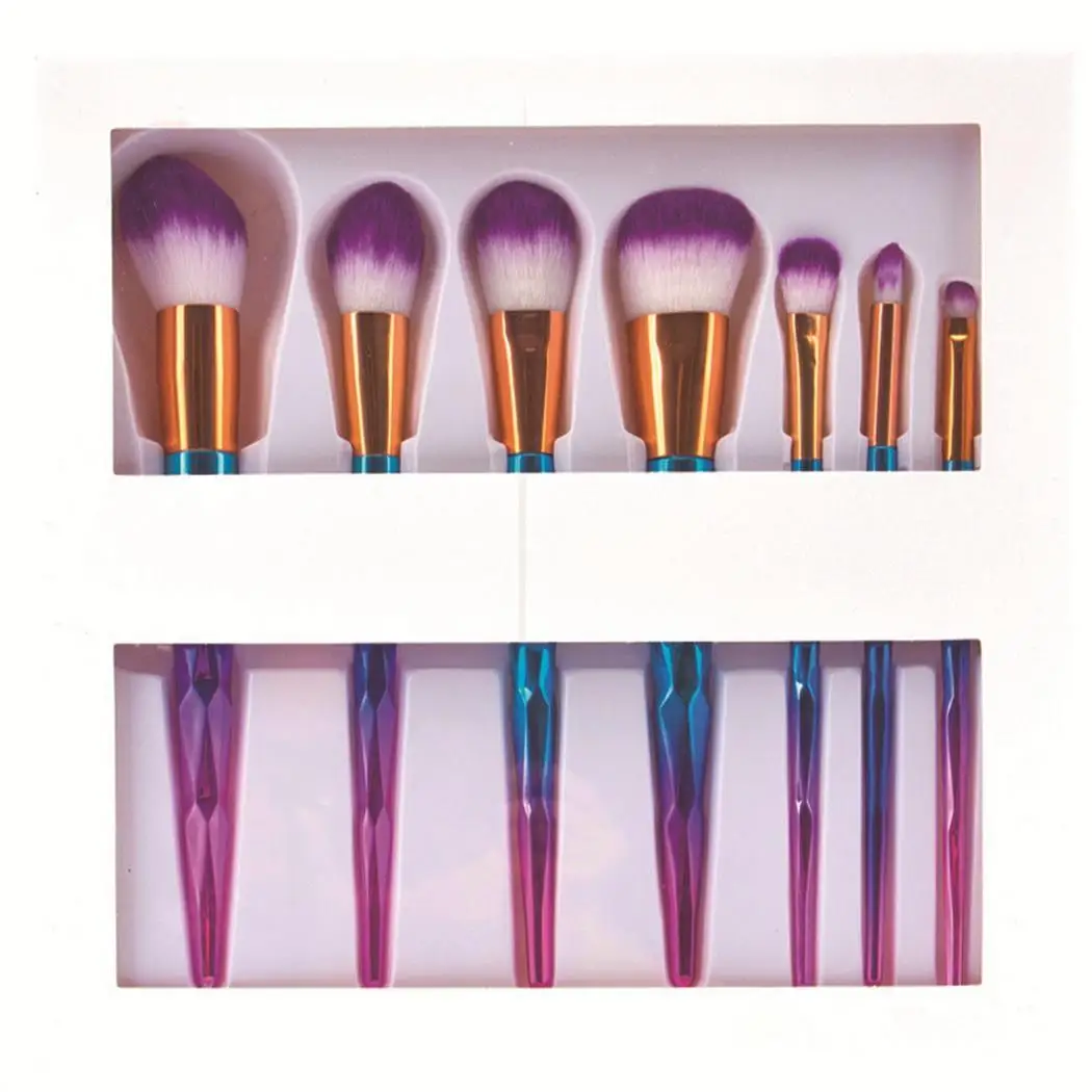 7PCS/Set Makeup Brushes Foundation Eyeshadow Powder All Skin Types Brush Tools Set/Kit of (PCS) 2cm/0.8inch | Красота и здоровье