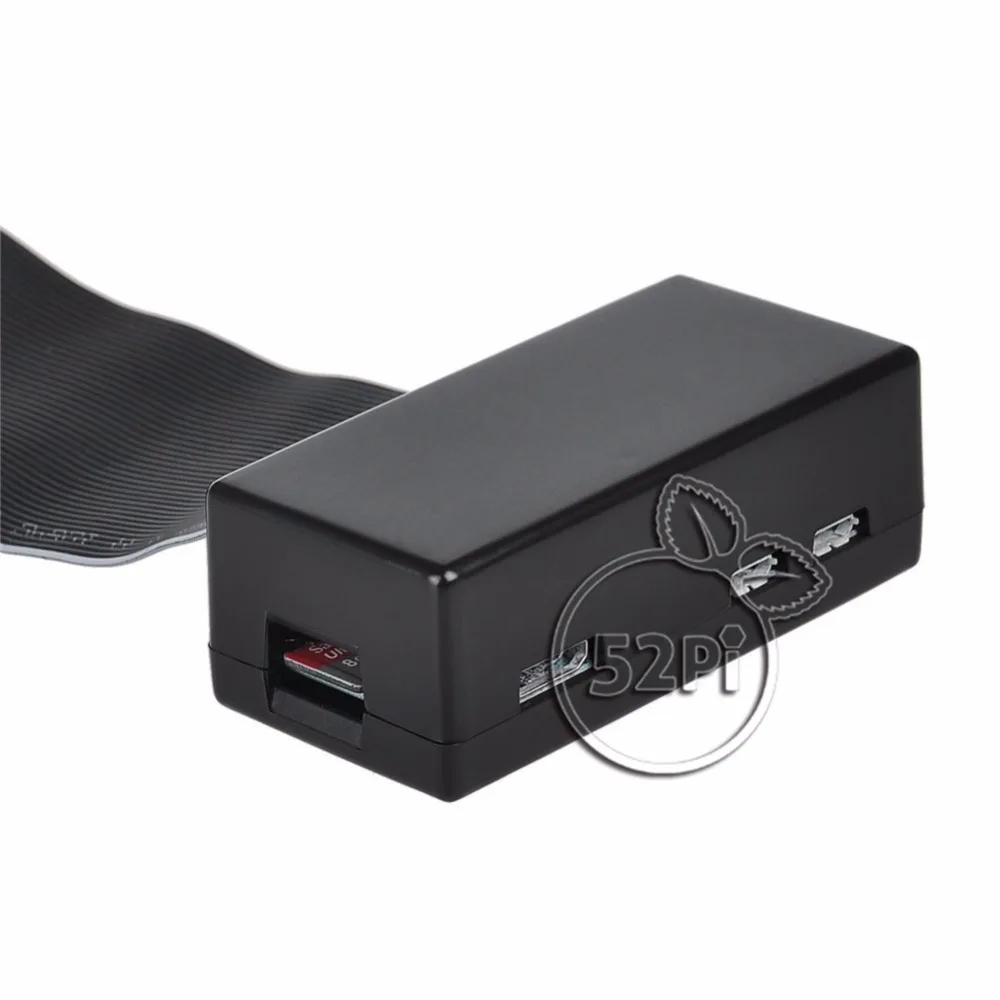 52Pi Новое поступление черный чехол корпус коробка для Raspberry Pi Zero бесплатная