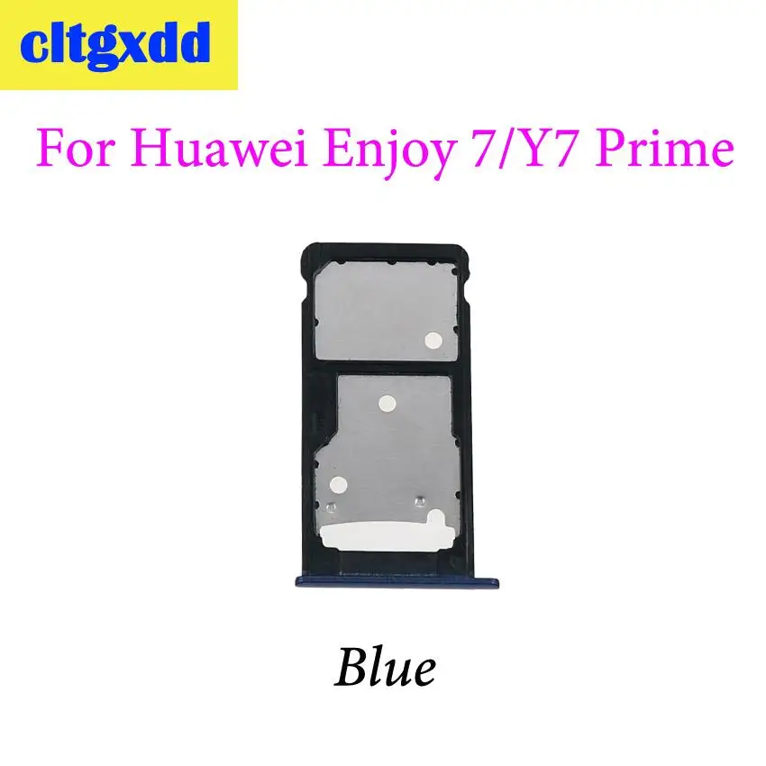 Cltgxdd новый лоток для sim карты и Сменные Запчасти лотков SIM/Micro SD Huawei Enjoy 7 Plus/Y7