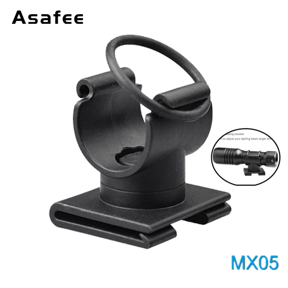 

Asafee MX05 High Quality Dive Torch Mount 20MM 360 Degree Rotating Dive Mask Flashlight Light Bracket Diving Flashlight holder