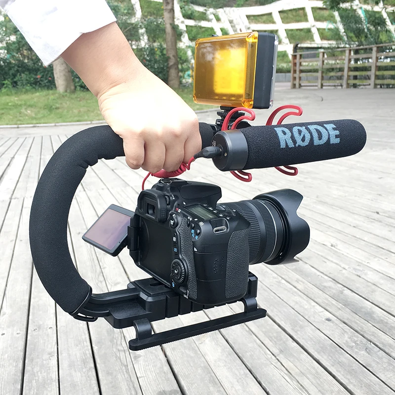 Ulanzi U Grip стойка для трех вспышек Видео действие стабилизации ручка Rig iPhone 8 X GoPro