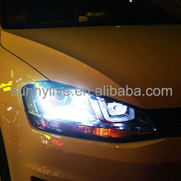 Для Golf 7 2013-2014 год ангельские глазки фары GTI Стиль SY | Автомобили и мотоциклы