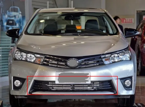 Передний бампер нижний радиатор сетчатый гриль решетка радиатора для Toyota Corolla 2014