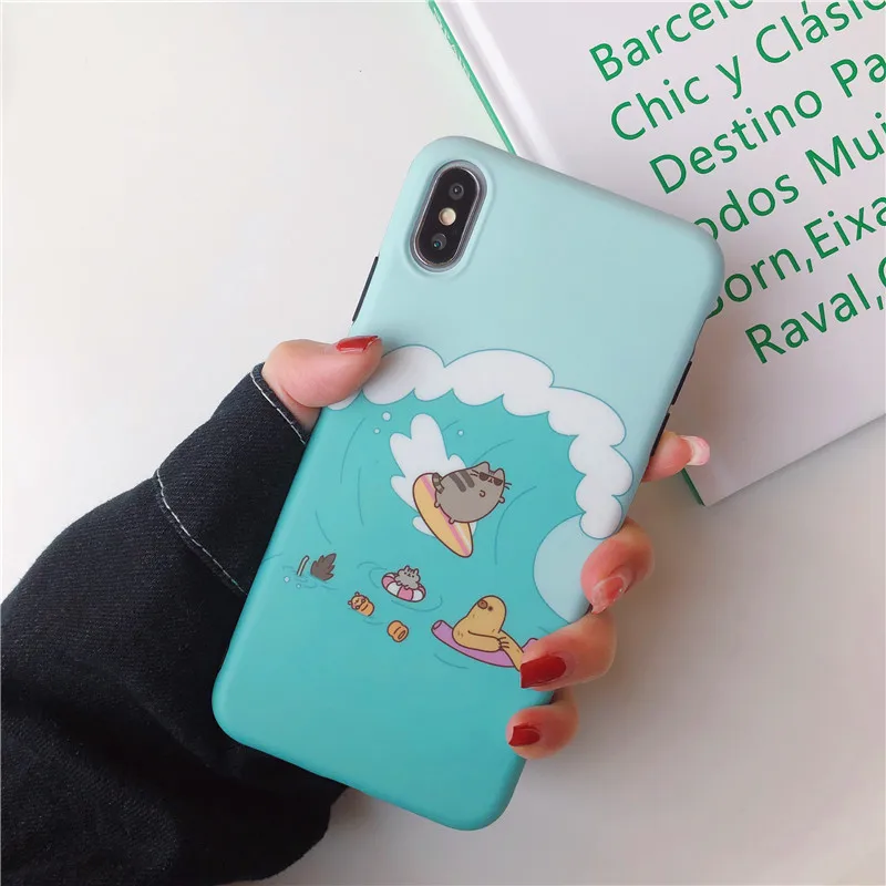 Мультфильм летний день tiddler сёрфинг супер милый синий IMD мягкий в виде ракушки
