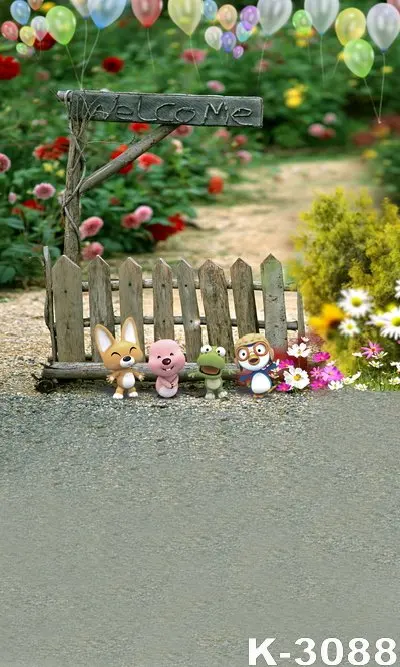 Фоновый фон для фотостудии раскрашенный вручную детей Happy садовый шар реквизит с