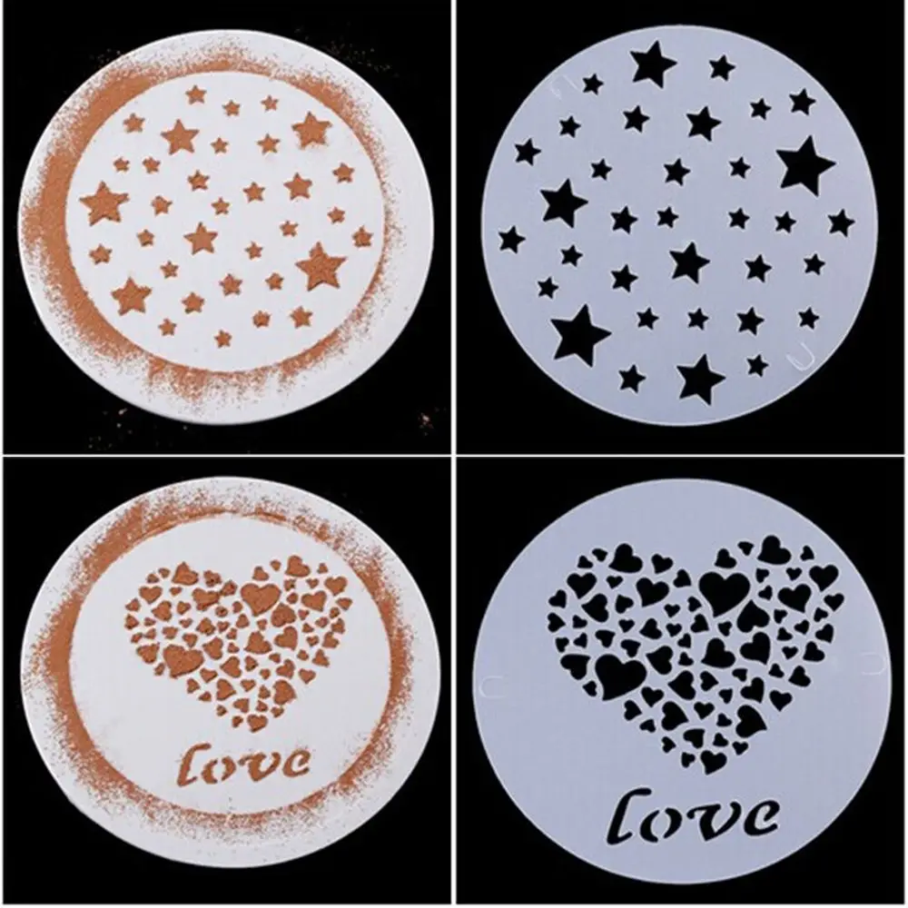 5 шт./компл. на день рождения сердце звезда трафарет для свадебного торта печенье
