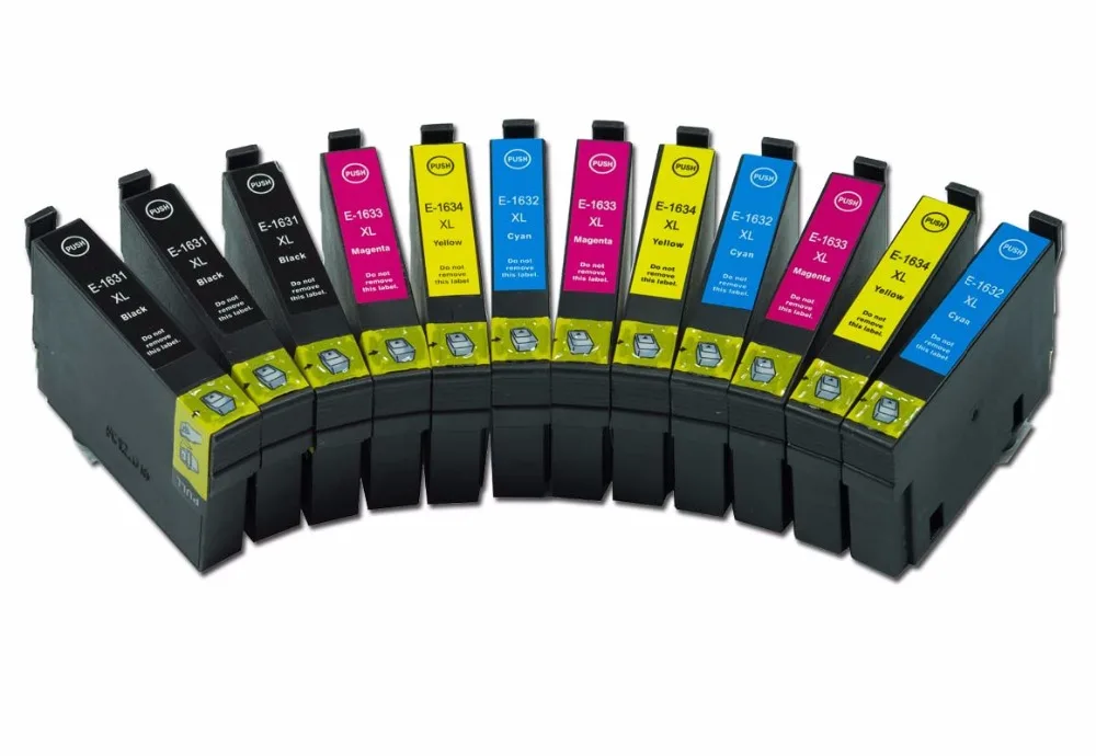 inks T1631 10pk T1631 T1621 16 16XL совместимый чернильный картридж для принтера Epson рабочей силы 2010 2510 2520 2530 2540 2750 2760 принтер - Цвет: inks T1631