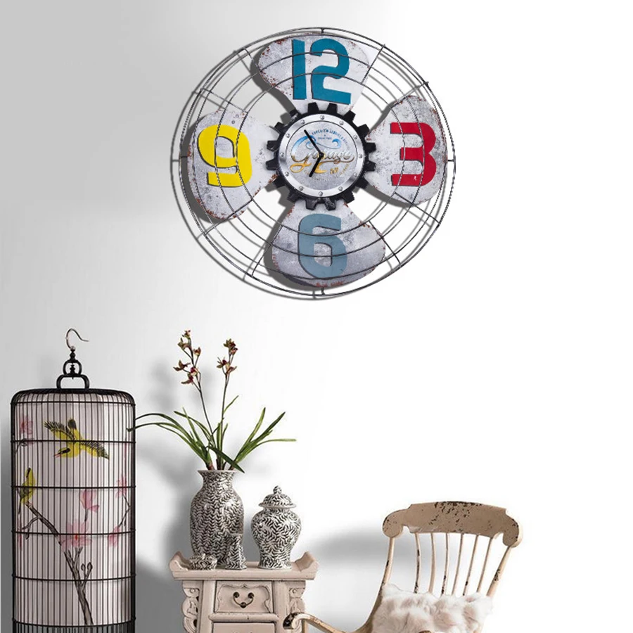 Настенные часы с 3d цифрами кухонные винтажные креативные салонные для украшения