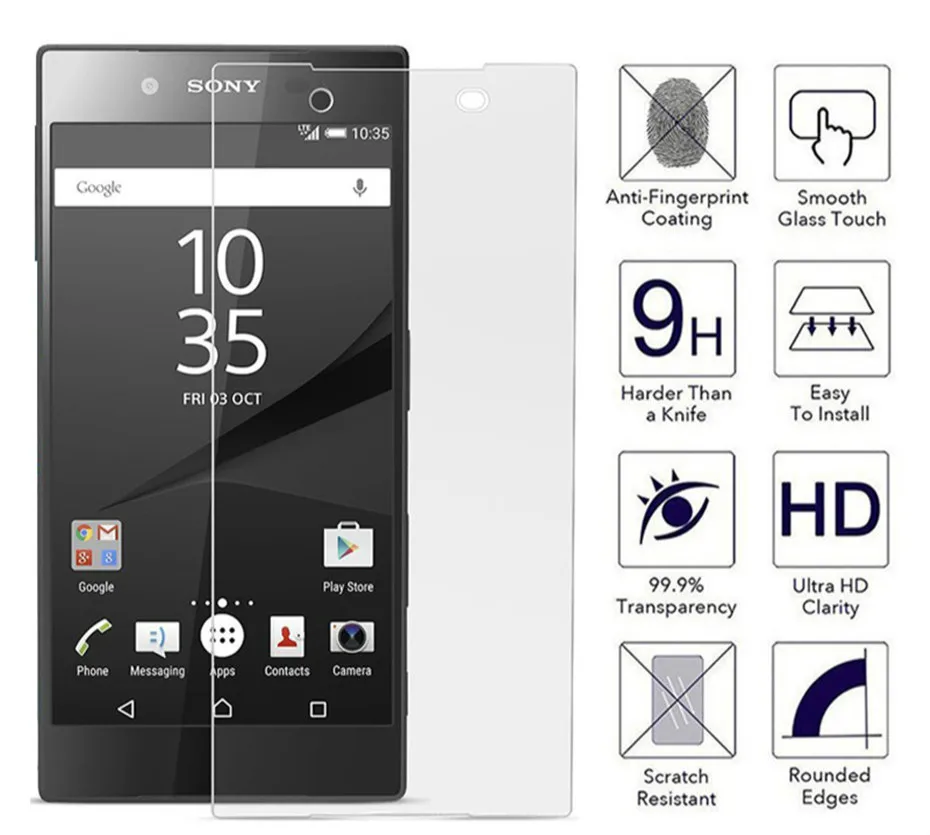 ABAY 9H для Sony Xperia XZ Premium XZ2 2 XP X XA2 Compact Ultra XA1 XA 1 Plus Z5 L1 L2 защита экрана закаленное стекло