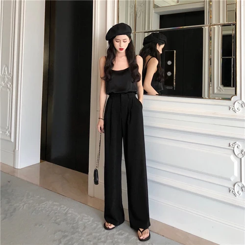 Женский комплект из 2 предметов без рукавов и бретелек Свободный Повседневный