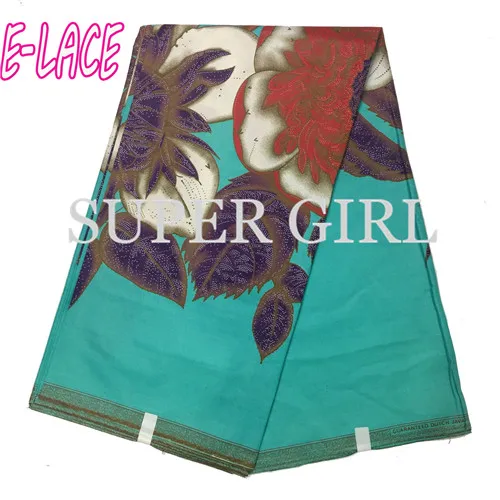 Высокое качество Африканский Воск Кружево Ткань 100% хлопок печати гипюр Анкара