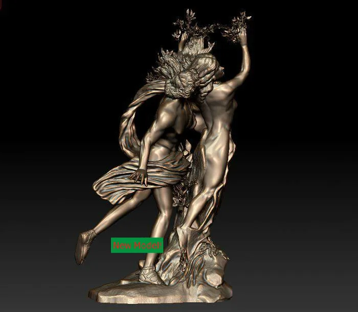 

New model 3D model for cnc or 3D printers in STL file format Apollo and daphne