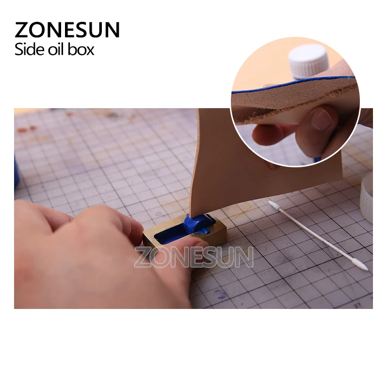 ZONESUN кожаный инструмент для изготовления изделий краевая коробка живописи