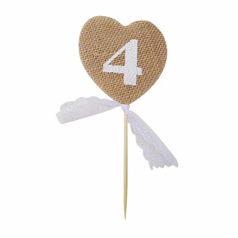 1 10 джутовые столики гессианские мешковатые карты винтажное свадебное украшение