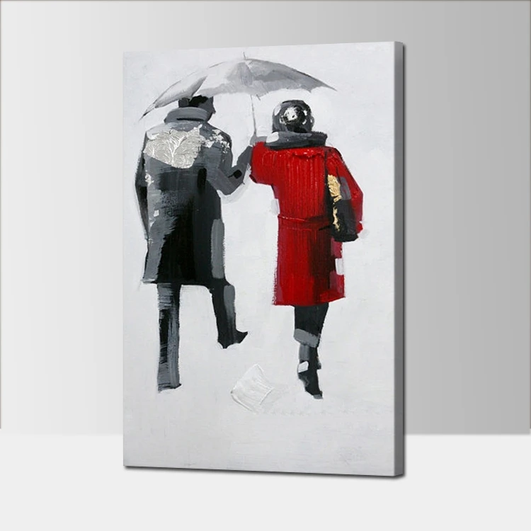 1 шт. абстрактная картина с зонтом для мужчин и женщин|pictures men|oil paintingpaintings on canvas |