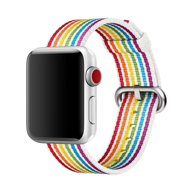 НАТО нейлоновый ремешок для наручных часов apple watch ремни холст ремешок для наручных часов iwatch 3/2/1 38 мм 42 мм браслет для smart watch
