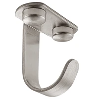 nc 5pcsset stainless steel ceiling hanging closet cabinet top hook towel robe cloth hook holder for bathroom kitchen accessory