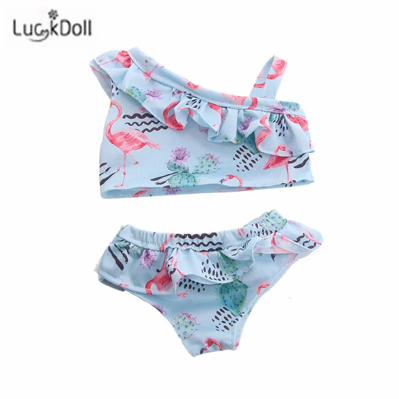 LUCKDOLL Купальник Модный костюм подходит 18 дюймов Американский 43 см Кукла одежда аксессуары, игрушки для девочек, поколение, подарок на день рождения