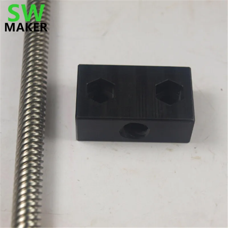 

OX CNC miller Z axis parts ACME Lead Screw Kit ACME threaded rod Delrin Nut +215 mm lengthTR 8*8(P) AMCE thread rod kit