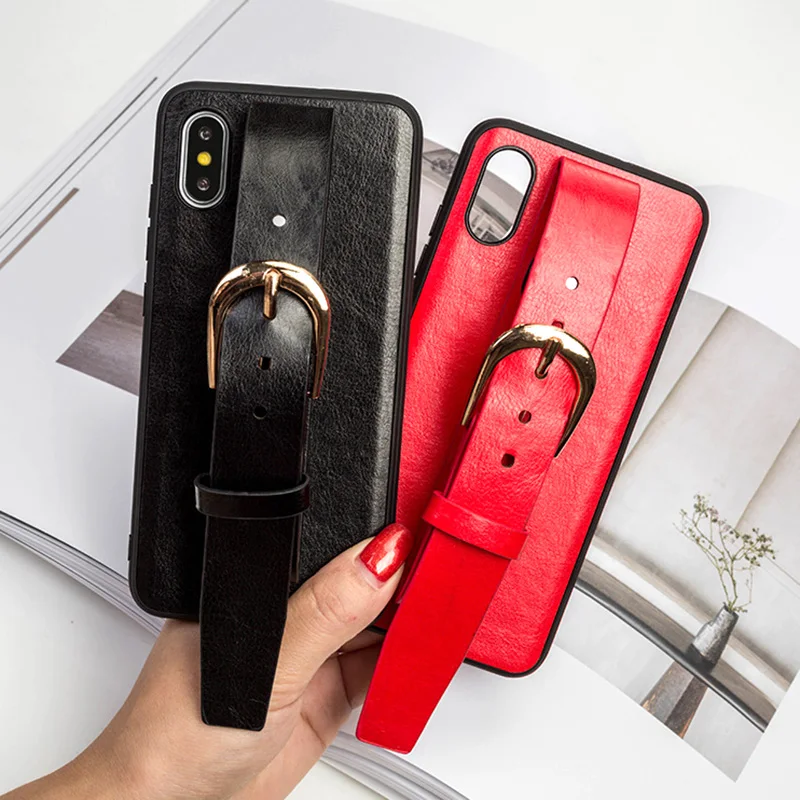 Fashion Phone Case For Xiaomi Mi 8 8SE A1 A2 Note 3 Max Redmi 5 Plus case lanyard Belt TPU Soft Cover |