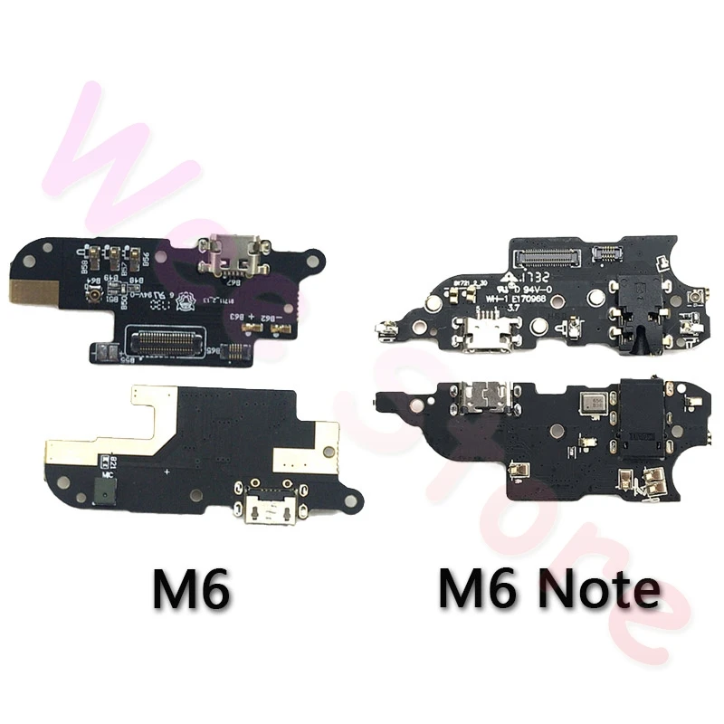 USB Charging Connector Port Charger Dock Flex Cable For Meizu M1 M2 M3 M3S M5 M5s M6 Note Mini U10 U20 Original Phone Parts