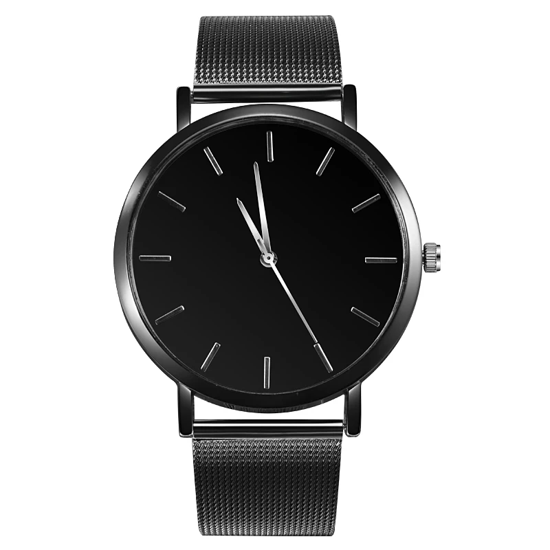 Часы женские из розового золота 2020 пробы с сетчатым браслетом|Женские наручные