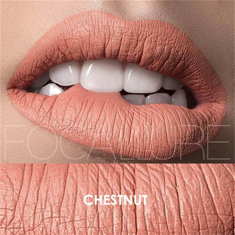 Focallure Matte сексуальный Жидкий блеск для губ матовый Lipsick стойкий Водонепроницаемый Косметический макияж увлажняющий блеск для губ Косметика для макияжа - Цвет: 7