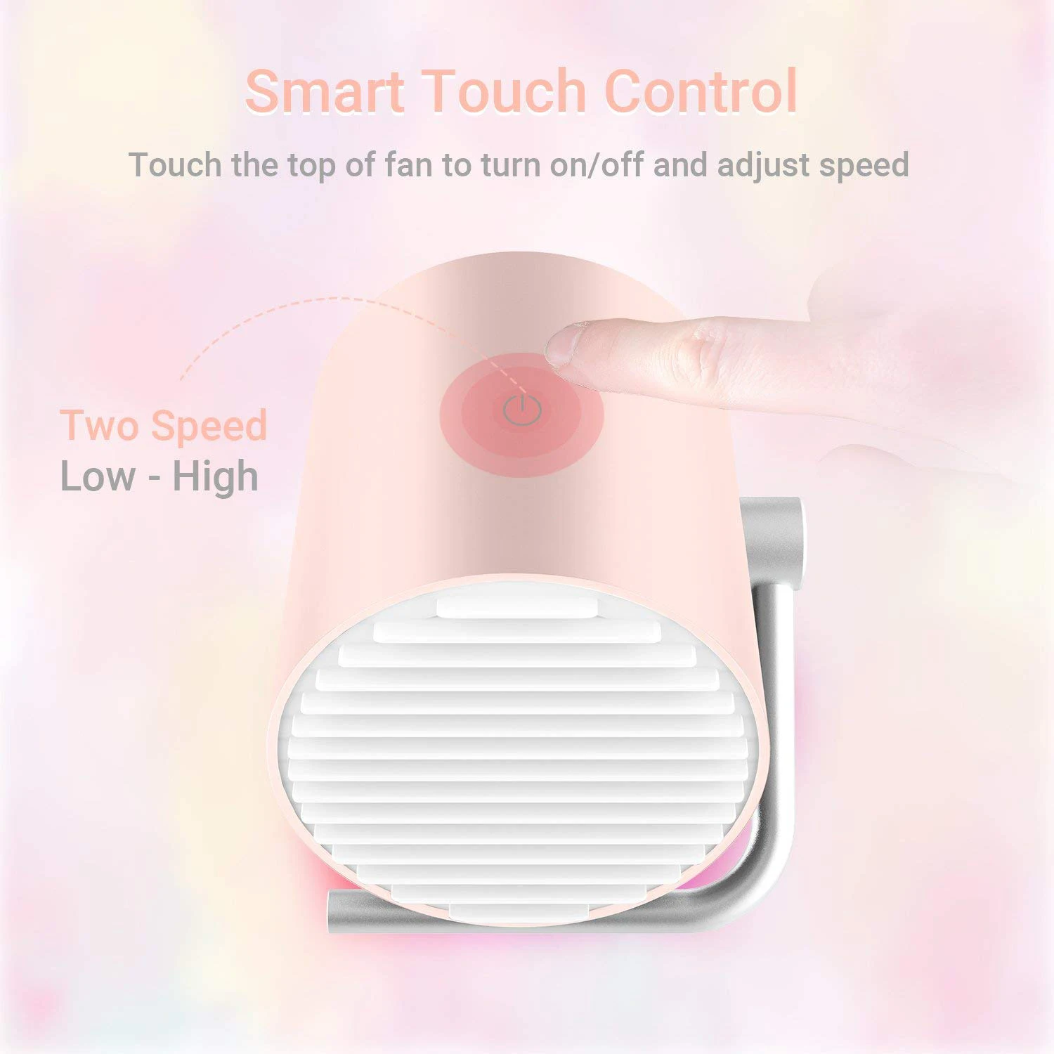 Hot Sale Personal USB Fan - Portable Mini Table Desk with Twin Turbo Blades Whisper Quiet Cyclone Air Circulation Technology | Бытовая