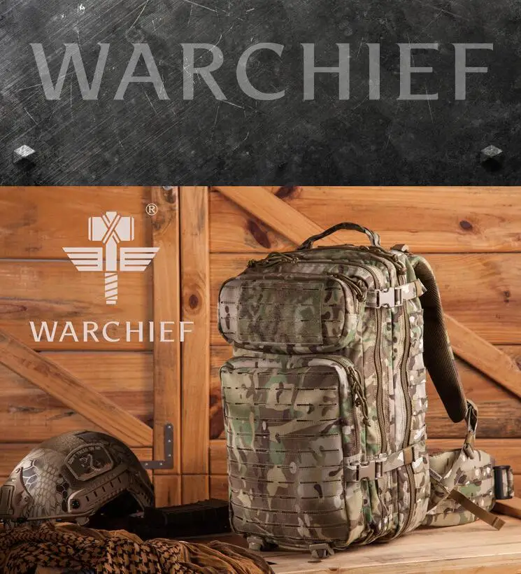 Warchief Valiant модульный MOLLE военный Штурмовой Рюкзак Мультикам тактическое снаряжение(SKU051279