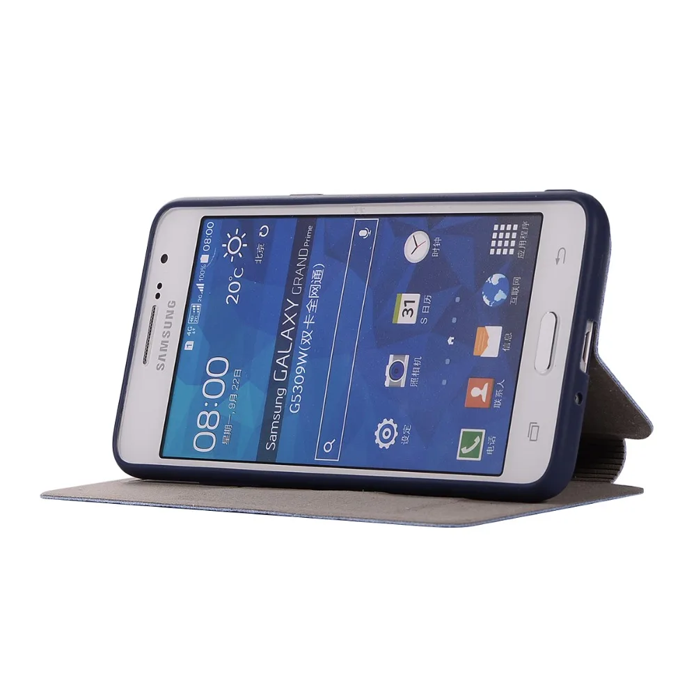 MSK для samsung J2Prime-G530 случае роскошный яркий цвет кожаный бумажник флип чехол сумки