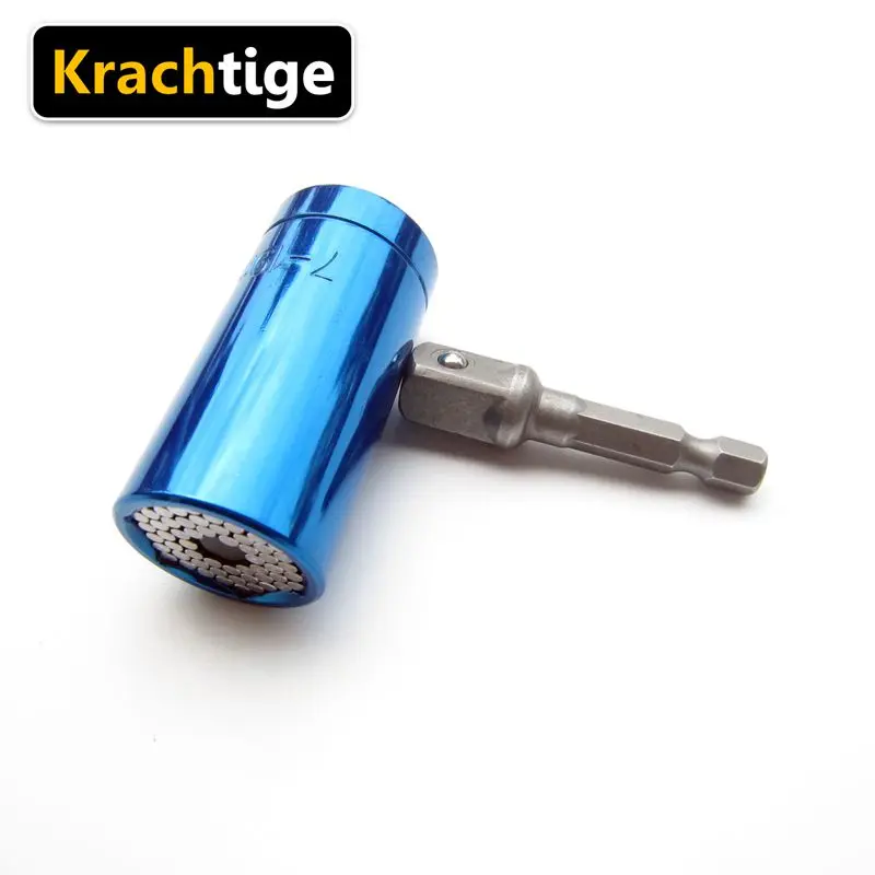 Krachtige 7-19 мм универсальный гаечный ключ набор головок гнездо рукав храповая втулка ключ волшебная ручка ручные инструменты ж/адаптер/5 цветов