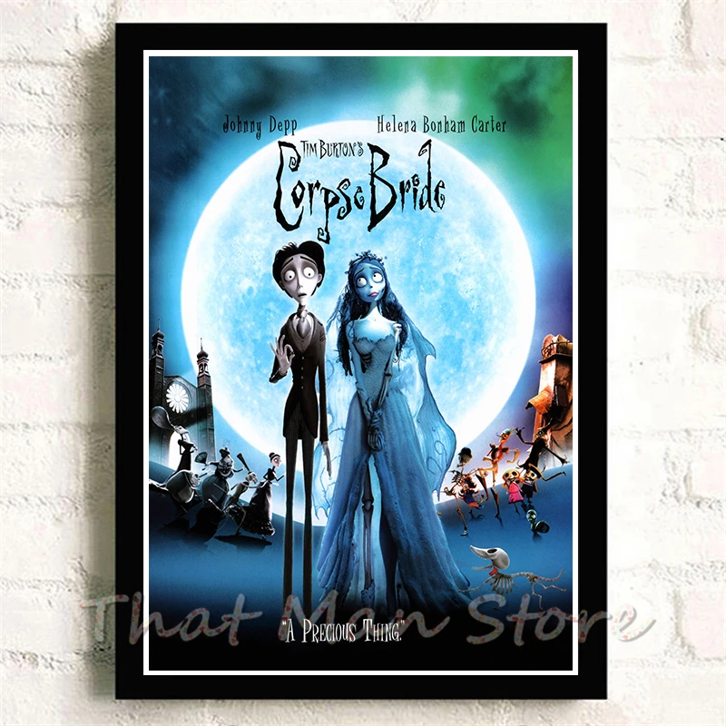 Постеры по фильму Тима Бертона Труп невесты. Настенный постер Декор для дома 42*30
