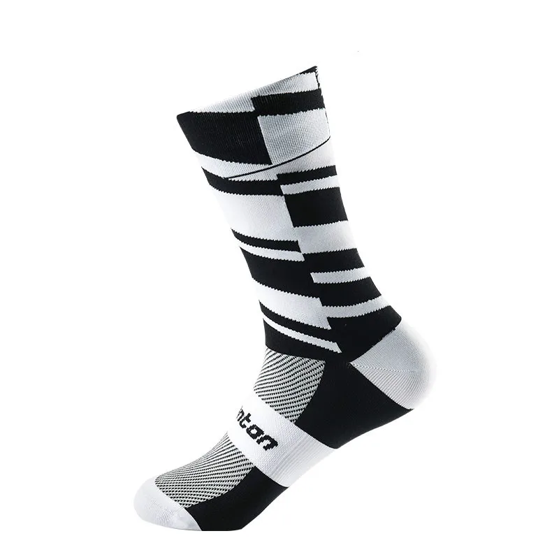 Новинка мужские велосипедные спортивные носки calcetines ciclismo Баскетбол Бег горы, MTB дорожный велосипед велосипедные носки для женщин - Цвет: Белый