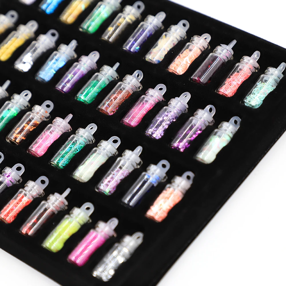 48Pcs Glitter Filler Charms for Slime Fluffy Box Toys Children Slide Magic Clear DIY Slimes Accessories Kit Supplies Kids | Игрушки и