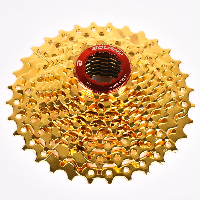 Велосипед Freewheel BOLANY MTB Cassete 9 S 27S 11-42T 50T 32T горный велосипед запчасти 9 скоростная кассета свободного хода велосипеда совместимы с золотом