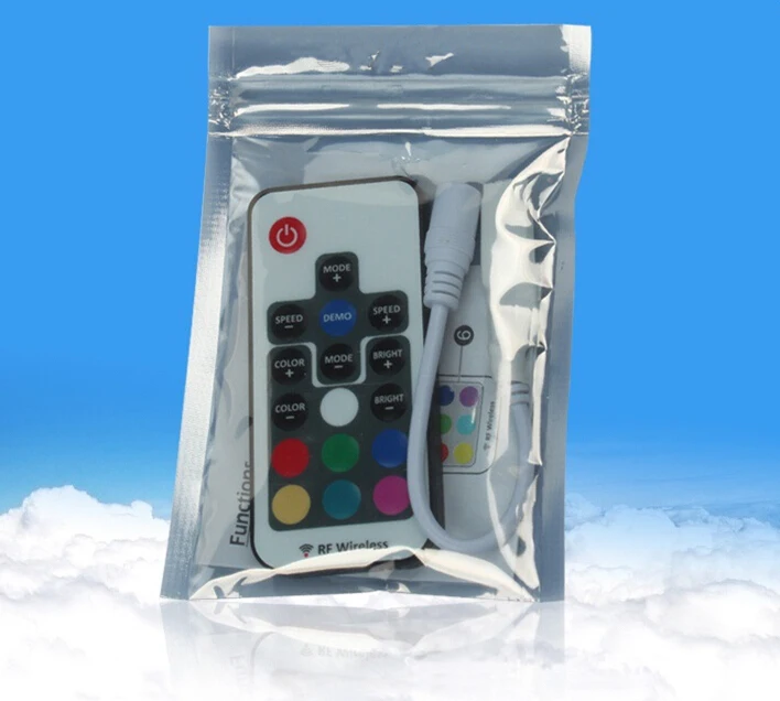 Мини беспроводная из светодиодов контроллер 144 Вт 17 ключ пульт дистанционного