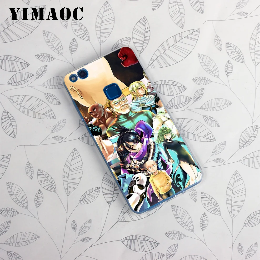 Yimaoc с героем Аниме One Punch Man мягкий чехол для huawei Honor 10 9 8X 8C 8 7C 7X 7A Pro 6A Note Nova 3i 3 2i Y6 Y7 Y9