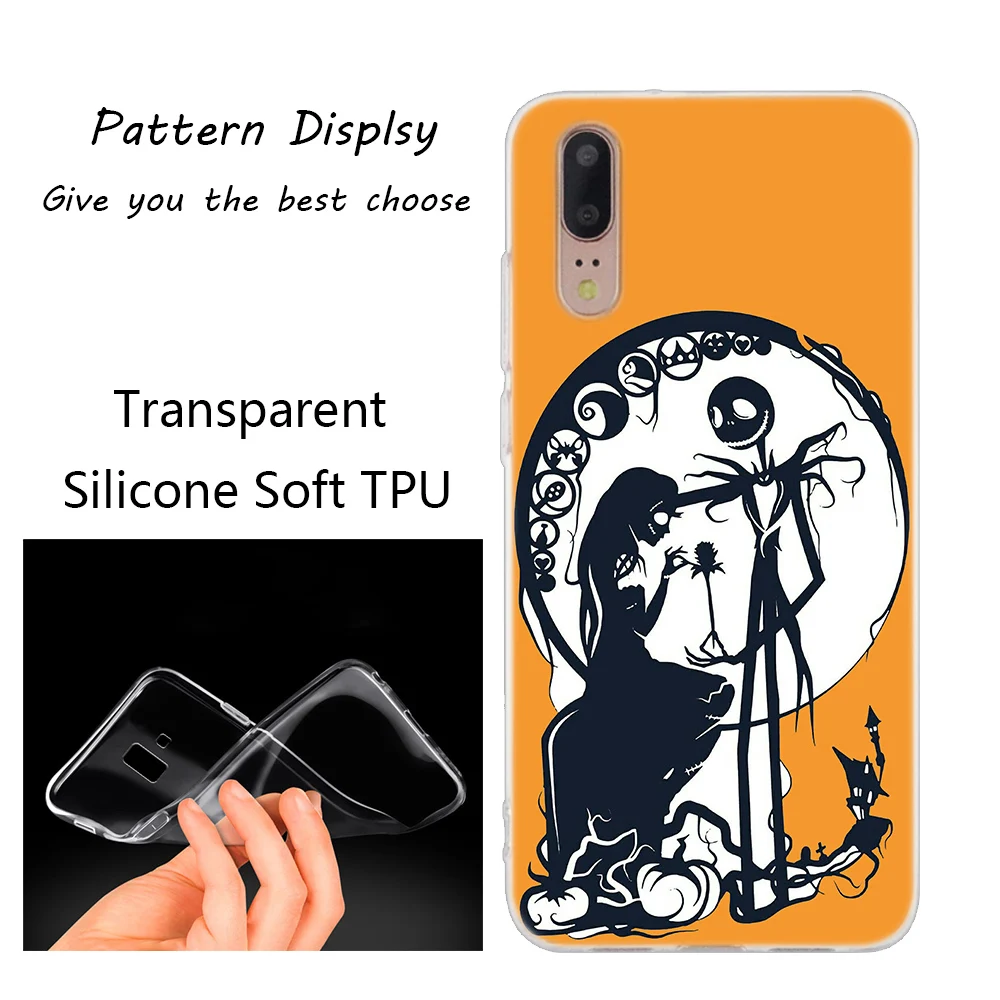 014 Мягкий силиконовый чехол Jack skellington для huawei P30 P20 P10 P9 P8 Lite P30 P20 Pro Mini P Smart Plus Модный чехол - Цвет: 014