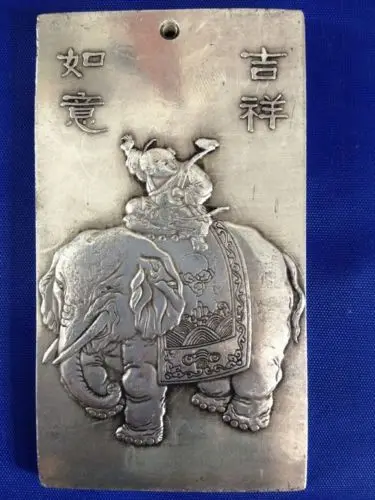 

Изысканная искусственная статуя слона «Ji Xiang Ru Yi», фантастическая фотостатуя 135g