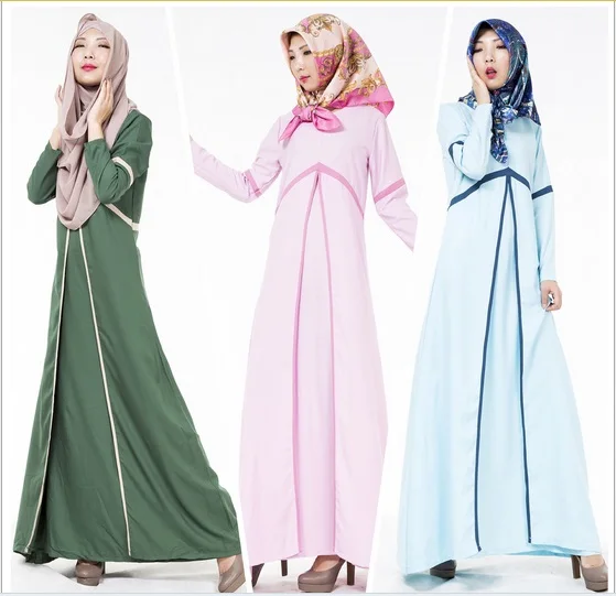 2016 мусульманских абая платье для женщин исламского платья дубай исламская