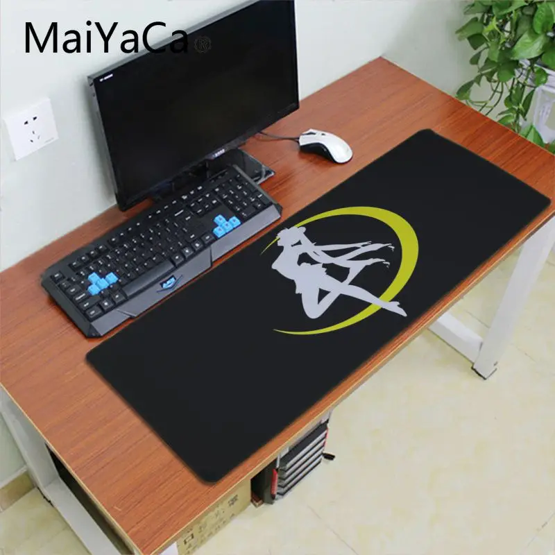 Lock Edge 30X70cm Maiyaca Сейлор Мун, прочный резиновый коврик для мыши, Настольный коврик с клавиатурой, Аниме Коврик для мыши 700x300 мм, геймерский большой Офисный Компьютерный стол, коврик - Цвет: Lock Edge 30X70cm