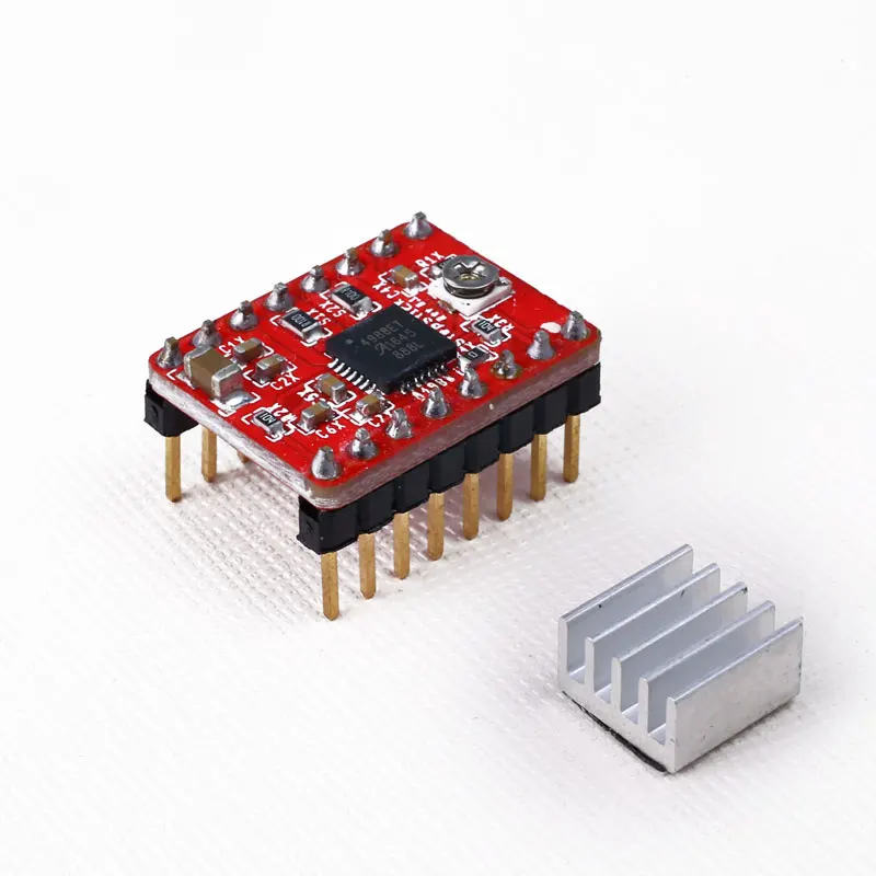 Запчасти для 3D принтера Reprap Stepper Driver A4988 модуль шагового двигателя с радиатором