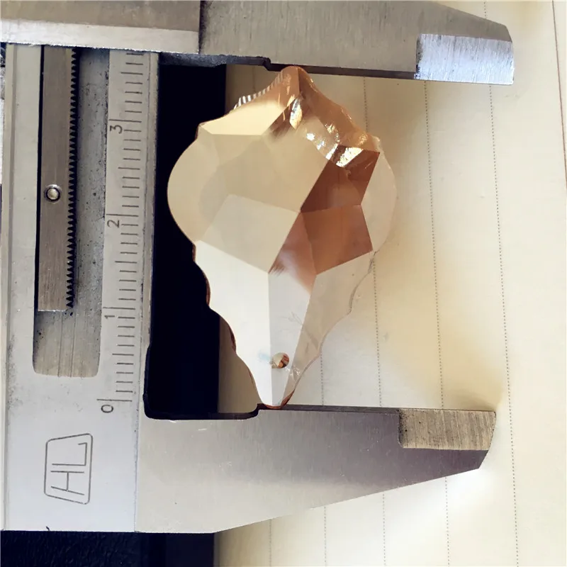 Красивые Подвески В Форме Кленового Листа 1 шт./лот 38 мм золотистого цвета