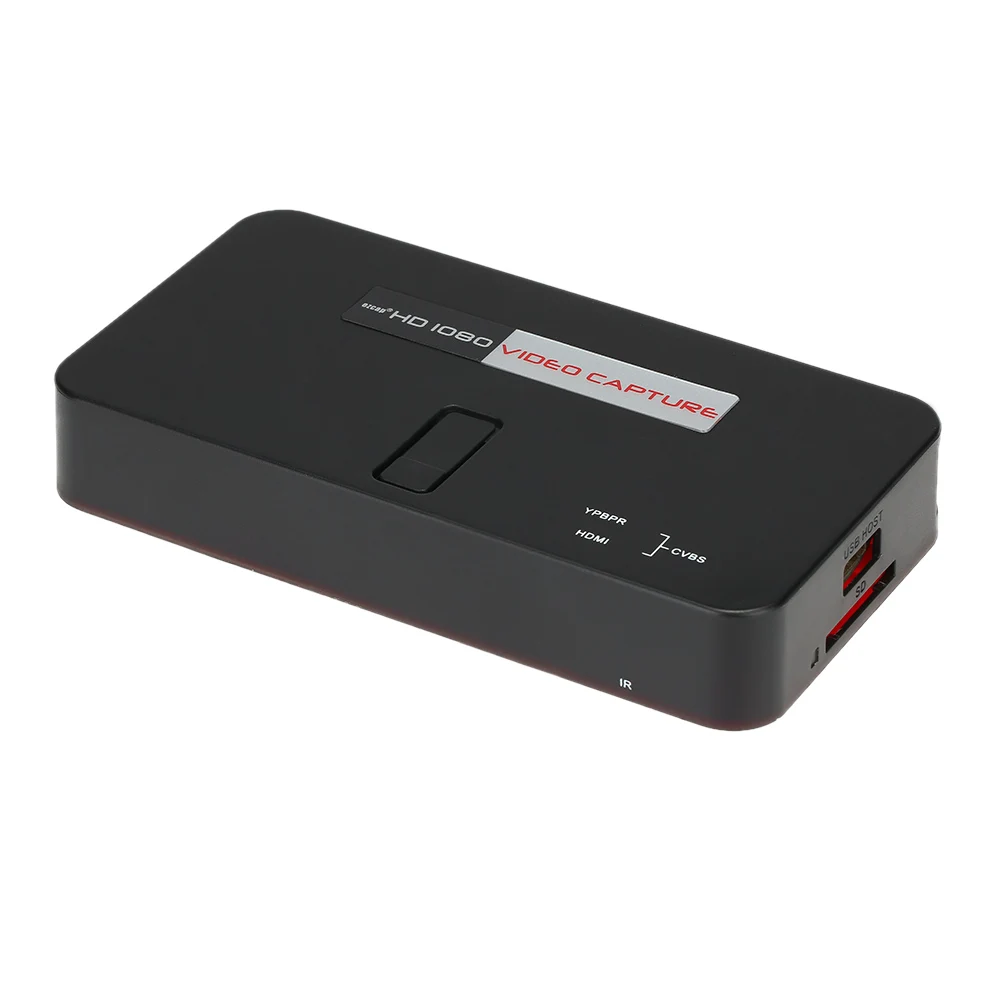 EZcap284 HD игровой захват 1080PAV/Ypbpr Видео записывающее устройство коробка в USB диск SD
