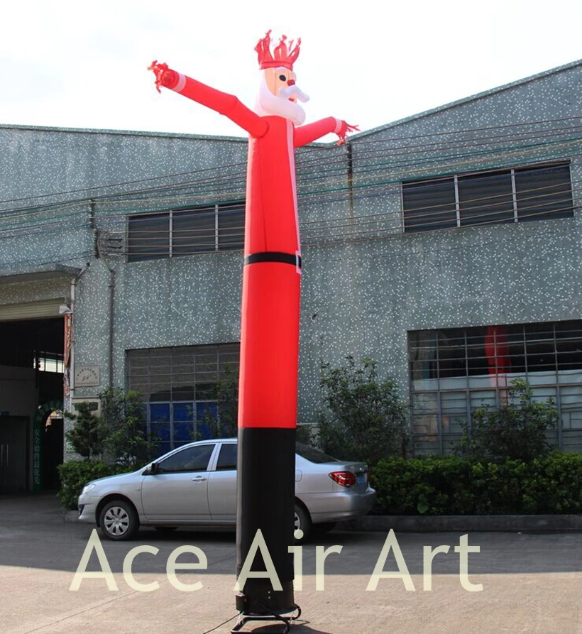 

custom 12ft H advertising inflatable Santa Claus sky dancer for sale