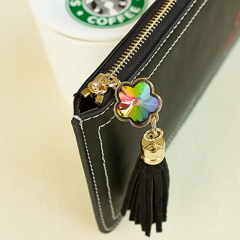 2015 новый дамы кошелек женского молнии бумажник тонкие женские модели на