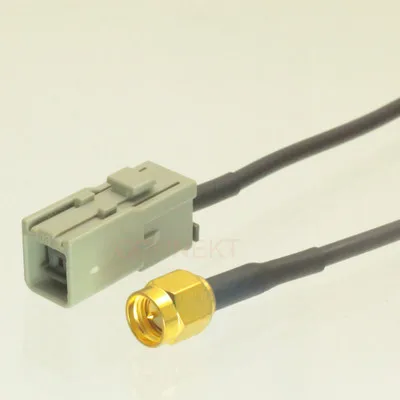 GT5-1S с квадратным носком SMA Интерфейс совместных gps антенна внесения антенна соединительная линия - Цвет: Белый