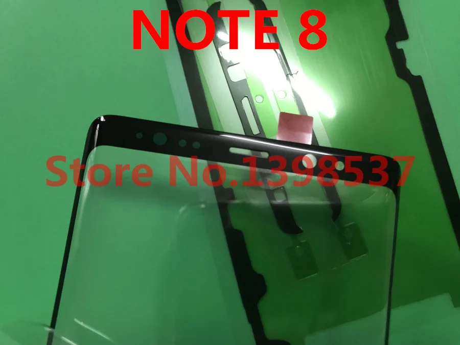 Замена NOTE8 Оригинальный Новый ЖК передний сенсорный экран Внешний стеклянный